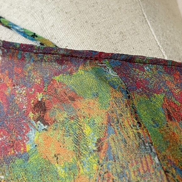 Charlie Jade Silk Cover Tunic Multicolor Size M/L - Picture 12 of 16